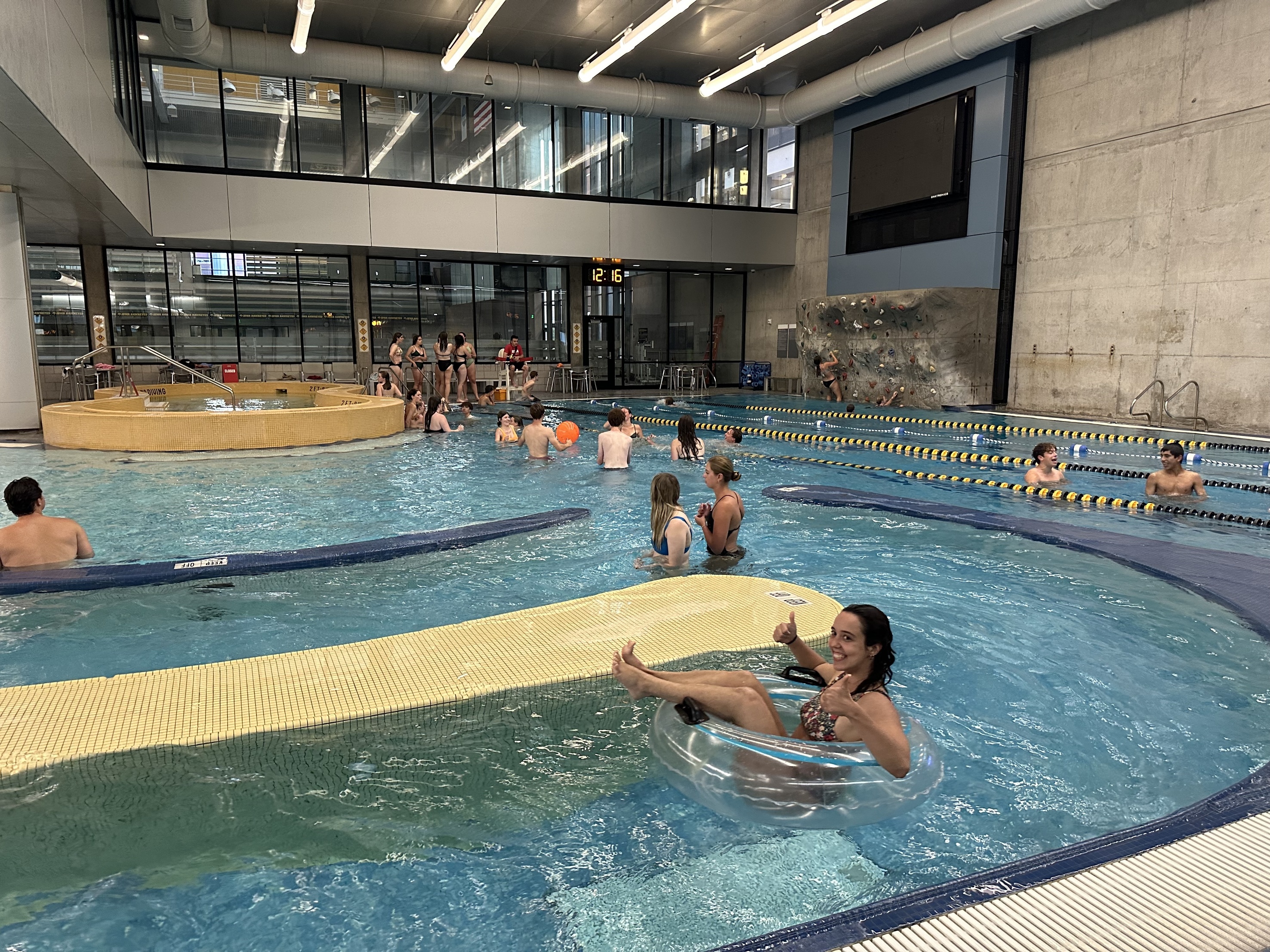 Sophia in Recreation Center Pool